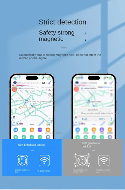 Magnetic Car Phone Holder Stand Magnet Cell Mobile Support Mount GPS Bracket Phone Holder for Car Use