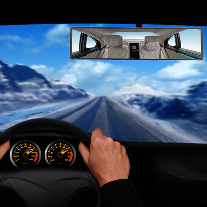 Universal Car Mirror Anti Glare Wide-angle Panoramic Rearview Mirror Auto Reverse Back Parking Reference Rear Mirror Car-styling