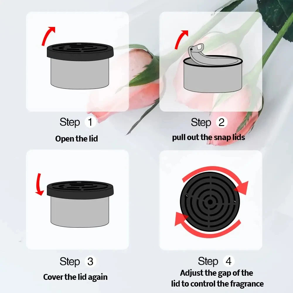 Car Air Freshener  Scent Organic Cans Odor Eliminator Essential Long-Lasting,Strong Fragrance For Home Closet and Car