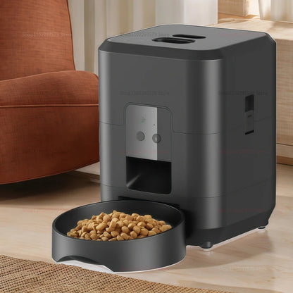 2L Automatic Pet Feeder Smart Control Cat Feeder WIFI Feeders Intelligent Timed And Quantitative Feeding Remote Feeding Cat