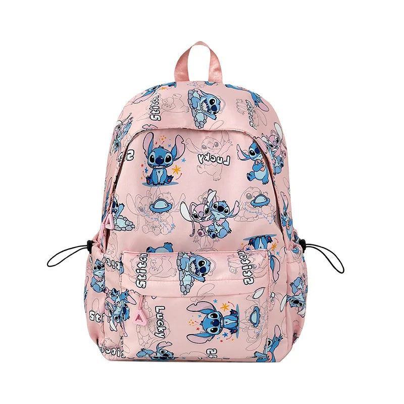 New Student Backpacks Stitch Printed Schoolbags Trendy Backpacks Large-capacity Lightweight Student Casual Bags Anime Schoolbags