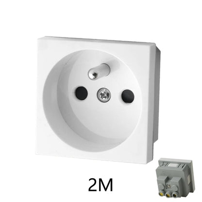 Hidden Desktop Pop-Up Socket DIY Multifunctional USB Type-C Outlet For Meeting Room Office Electrical Switch Countertops Plug