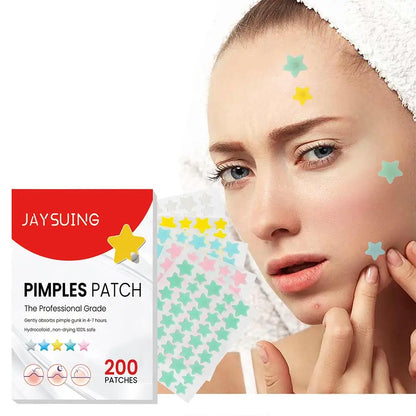 200 Patches Acnes Pimple Patches for Zits and Blemishes,Spots Treatments Stickers for Face and Skin