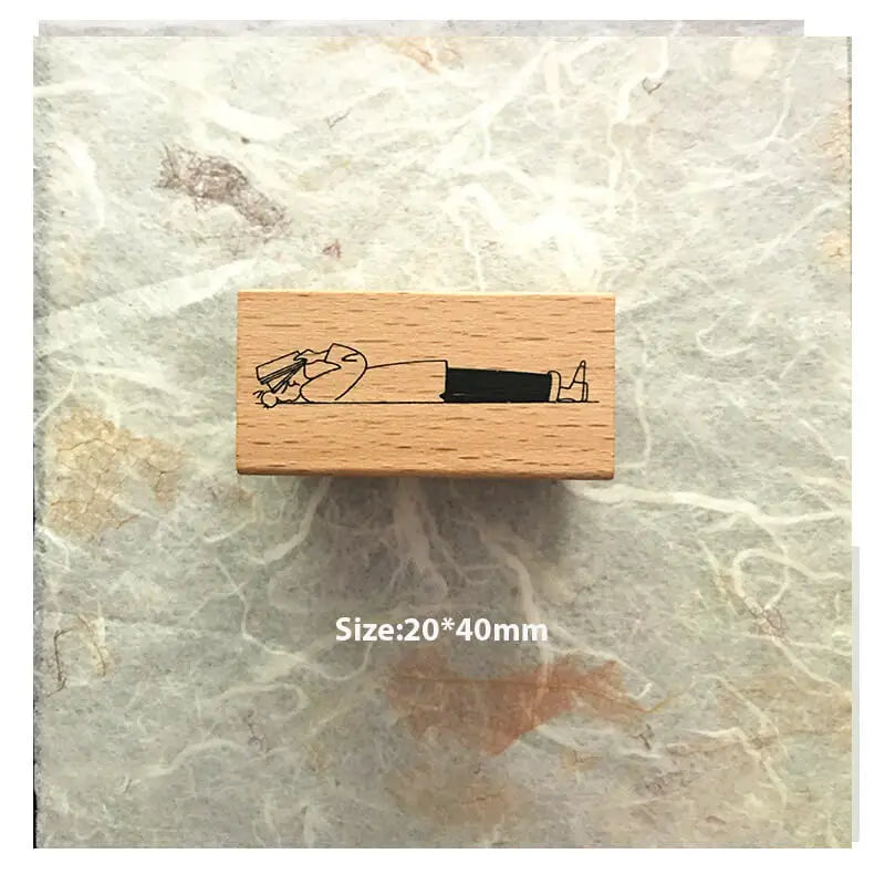 Stamp Scrapbooking  8 Types Scrapbook Journaling Stationary Stamp