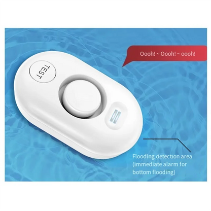 A69ehome Smart Water Leak Detector Sensor Alarm: Overflow Monitoring System For Water Flooding