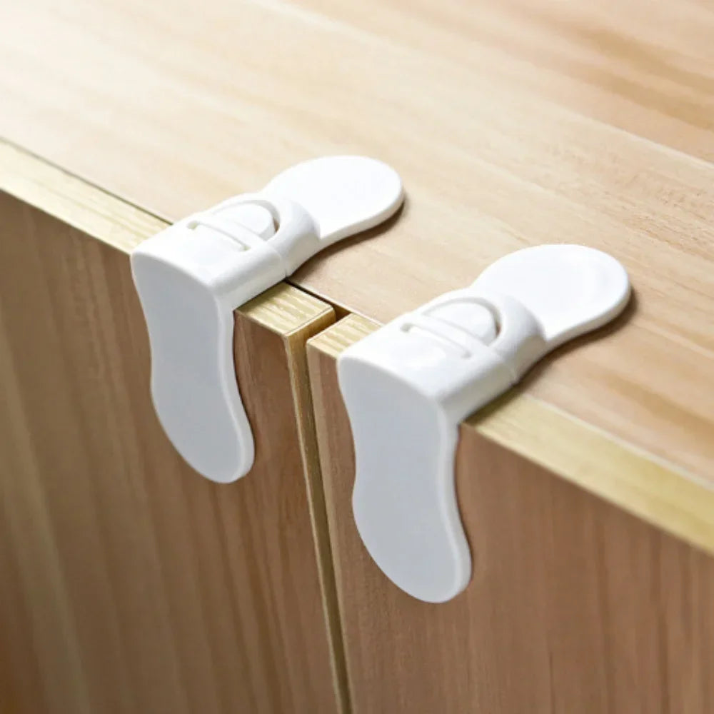 Baby Safety Drawer Lock Security Protection Anti-Pinching Hand Cabinet Drawer Lockers Baby Safety Accessories Buckle for Child