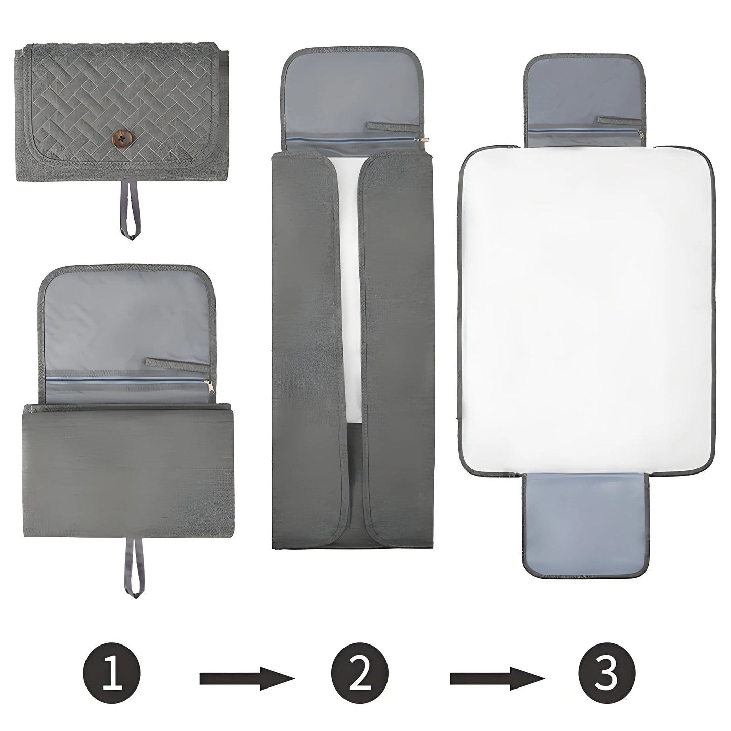 Portable Diaper Pads | Lightweight Waterproof Ramie Pads for Baby Travel & Home Use