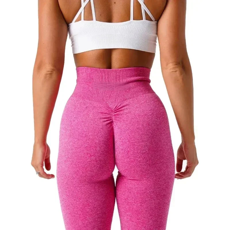 Speckled Scrunch Seamless Leggings Women Soft Workout Tights Fitness Outfits Yoga Pants Gym Wear