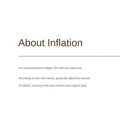 Pressed Inflation Inflatable Travel Pillow Lightweight Comfort U-shaped Pillow Head Neck Support with Storage Bag