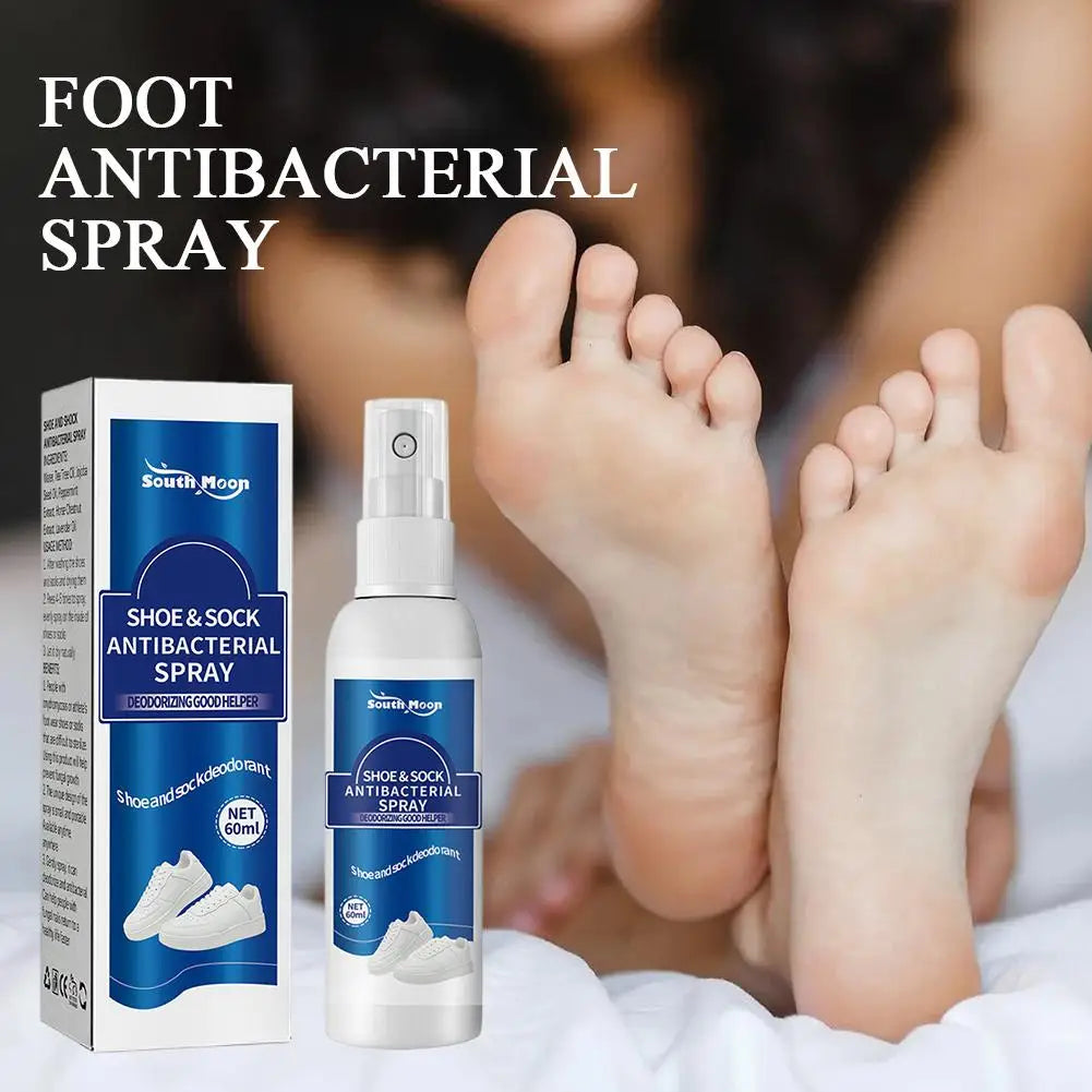 Shoe Deodorizer Spray Antibacterial Shoe Freshener Long-Lasting Footwear Deodorant Antiperspirant Spray for Feet Care 1/2PCS