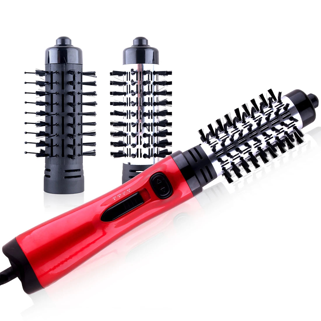 Hair dryer brush three in one hot air rotating brush, used for straightening and shaping curly hair, hair salon styling tool