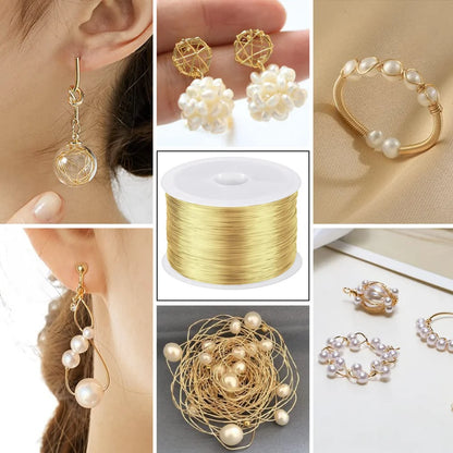 10M bare copper wire pure copper wire copper coil conductive copper wire, bare wire diameter 0.1-1mm brass wire