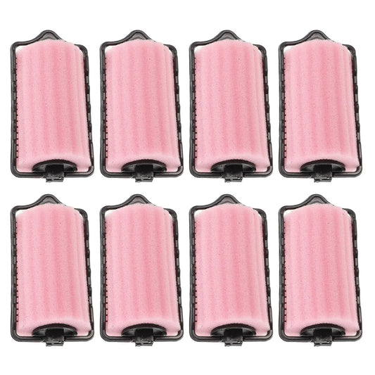 8 Pcs Soft Sponge Hair Curlers Foam Rollers For Volume Self Holding Sleep Perm Curlers Hair Tools Hair Rollers