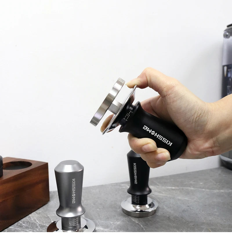 Coffee Tamper 30lb Constant Pressure Calibrated Double Spring 51mm 53mm 58mm Breville Espresso Maker Accsesories Barista Tools