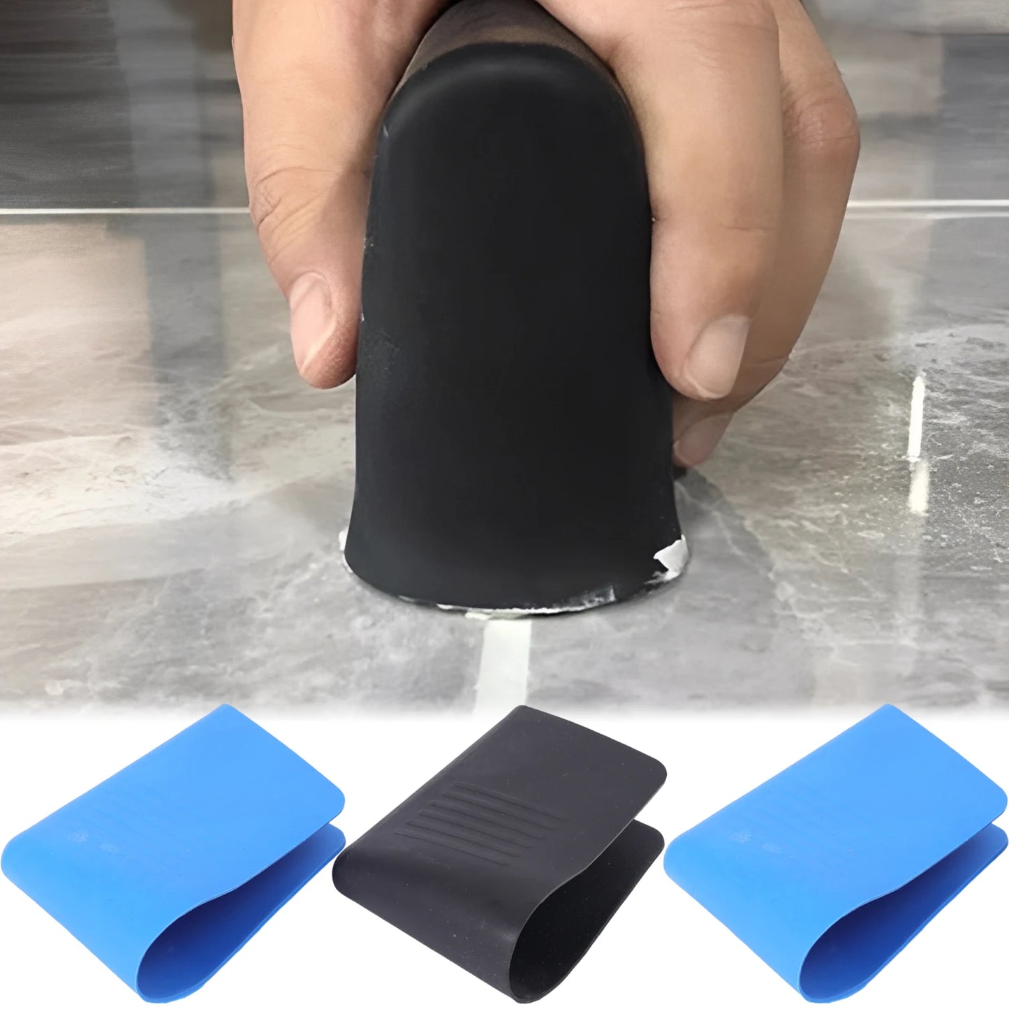 Caulking Finisher Tile Grout for Caulking Agent Tile Wall Brick Corner Gap Rubber Scraper Sealant Grout Kit Hand Scraping Tools