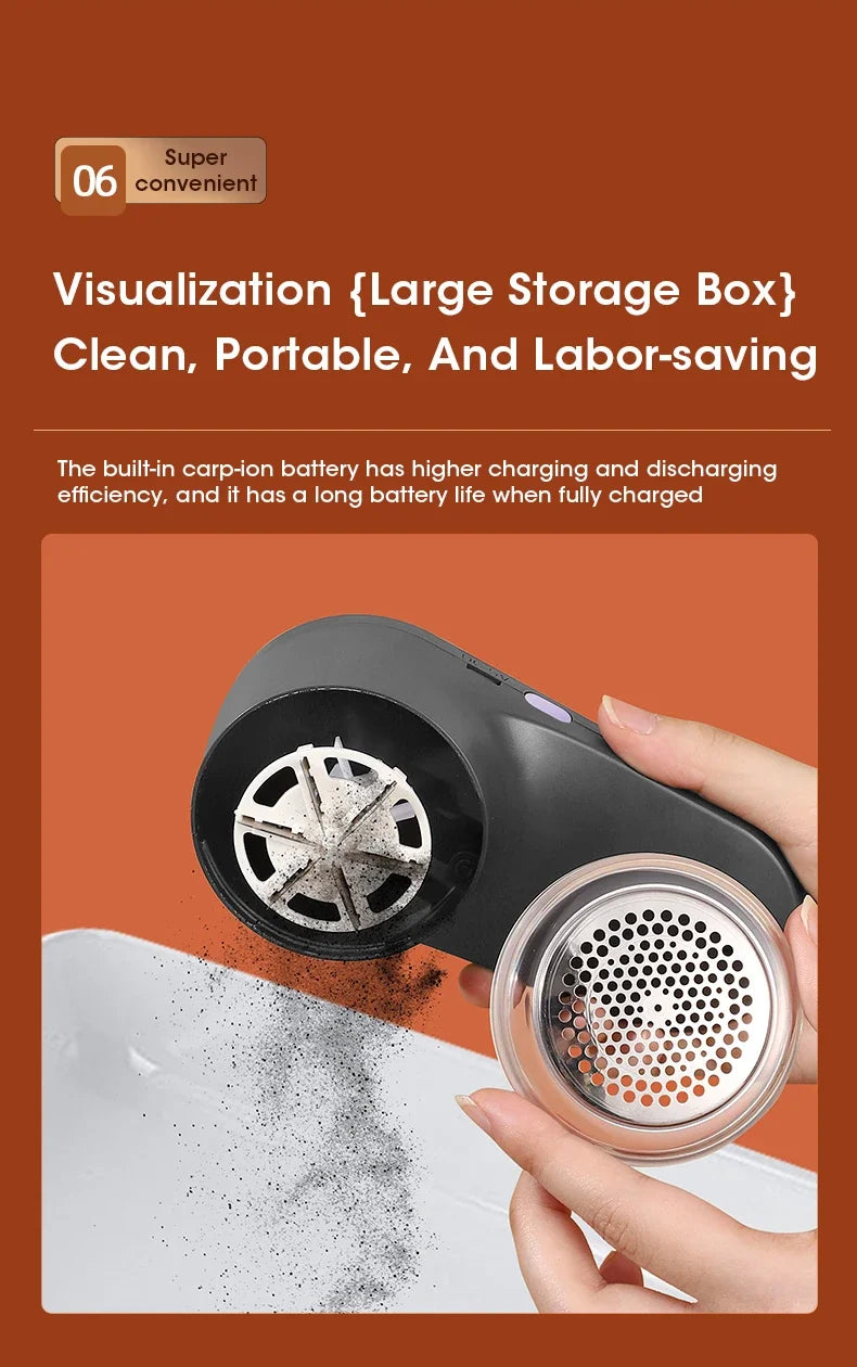 Lint Remover For Clothing LED Digital Electric Pellet Fluff Remover USB Rechargeable Fuzz Fabric Shaver Sweater
