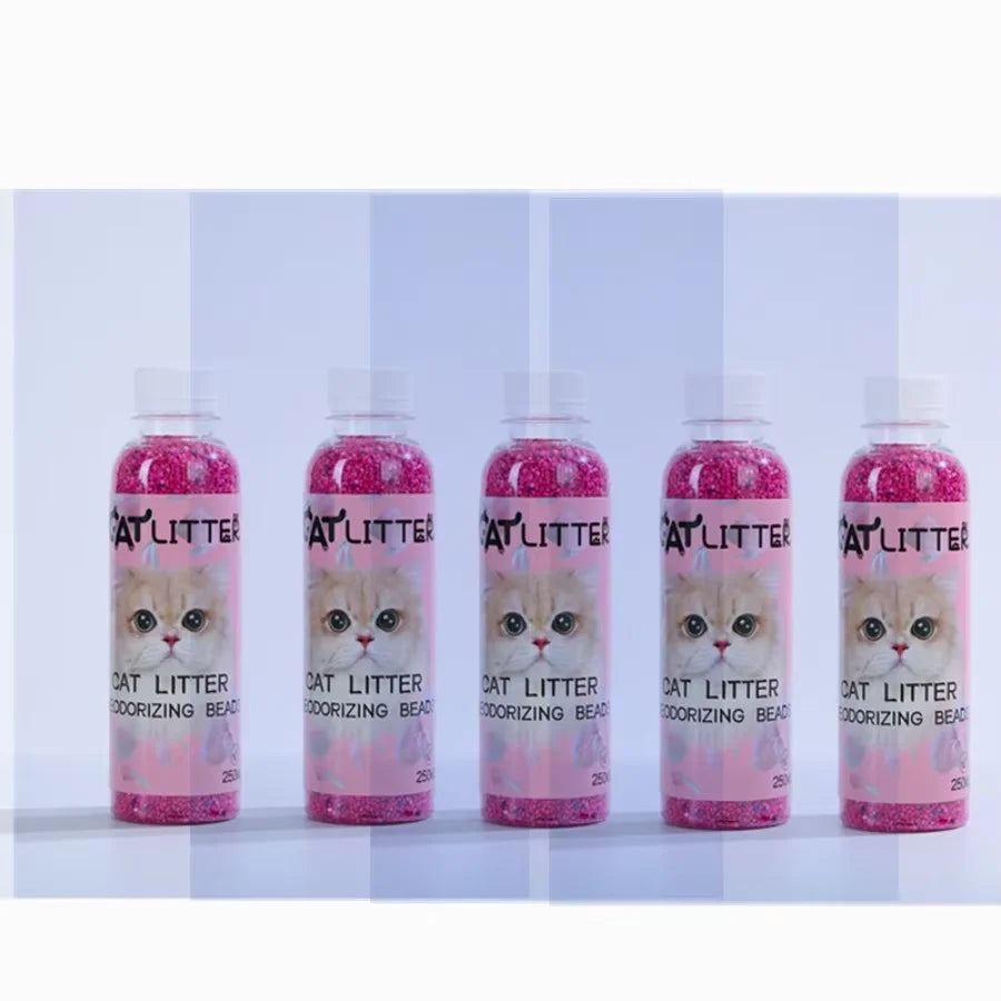 5pcs Pet Cat Litter Box Deodorant Beads To Remove Odors  Deodorant Deodorant Granules Cat Litter Box Anti-odor Beads