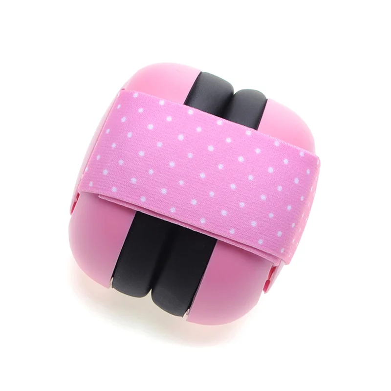 MACH-Baby Noise Cancelling Ear Protection Earmuffs For Infants With Elastic Headband Airplane Travel Baby Accessories A