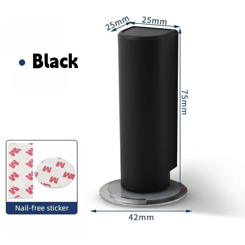 Magnetic Door Stoppers Stainless Steel Door Stops Mute Door Holder Keep Door Open No Drilling Door Stop Heavy Duty Door Suction