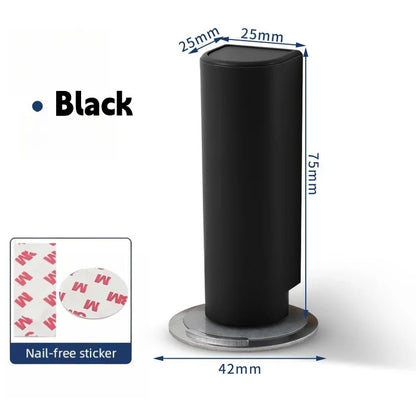 Magnetic Door Stoppers Stainless Steel Door Stops Mute Door Holder Keep Door Open No Drilling Door Stop Heavy Duty Door Suction