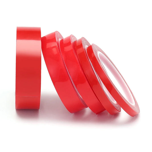 Double Sided Tape Nano Tape 3Meter 10/20/30mm Width Transparent Tape Washable Adhesive Nano Traceless Sticker Glue Red