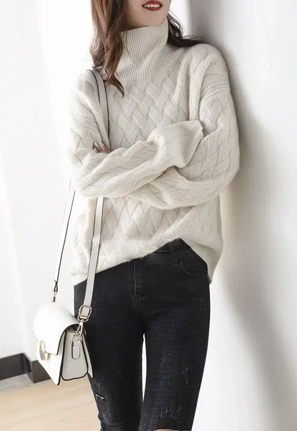 Oversize Thick Sweater S- XLWomen Loose Sweater Winter Casual Chic Cashmere Pullovers Pullover Female Long Sleeve