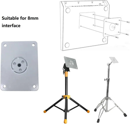 Electronic Mounting Stand Accessories 8mm Mounting Hole Plate for Electronic Controller Multi-Pad Drum Pads