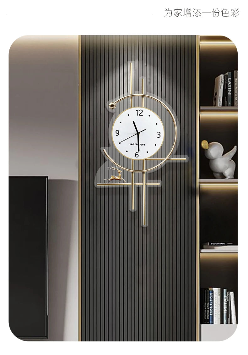 Metal Wall Art Bathroom Wall Clocks Living Room Xenomorph Design Creative Fashion Wall Watch Peacock Horloge Room Decorations