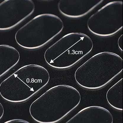 100-2000PCS Clear Gel Glue Pads Double-sided Adhesive Dots Removable Sticky Patch No Trace Wall Hanging Crafts Poster Doll Glue