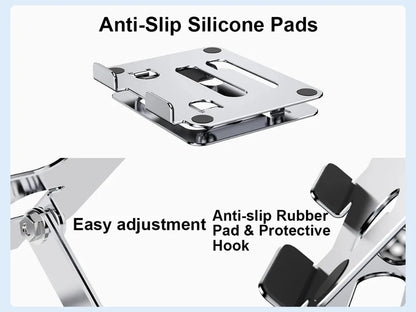 laptop stand Adjustable Mini Laptop bracke Desk Folding Stand Desktop Holder Compatible For Macbook Laptop PC Accessories