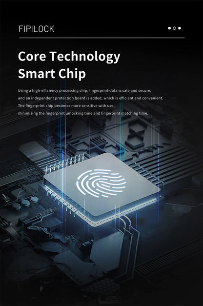 Man`s Fingerprint Lock Handbag Security Lady`s Wallet  Anti-Theft Clutch Bag