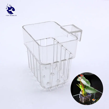 Fish Bubbles Aquarium Water Grass Cup Multiple plant hydroponics Hydroponic planting basket For fish tank landscape