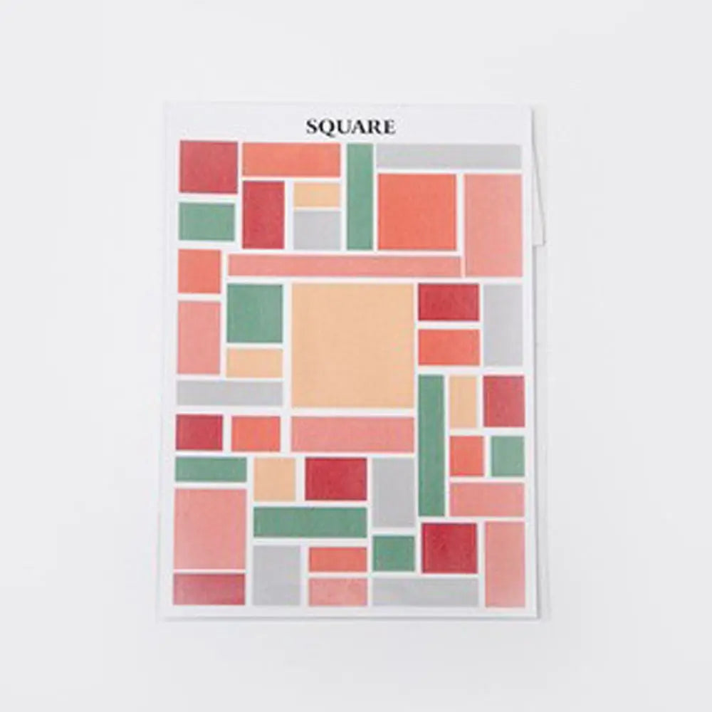 School Supplies Planner Album Self-adhesive Decorative Decals Label Stickers Stationery Stickers Diary Scrapbooking Stickers