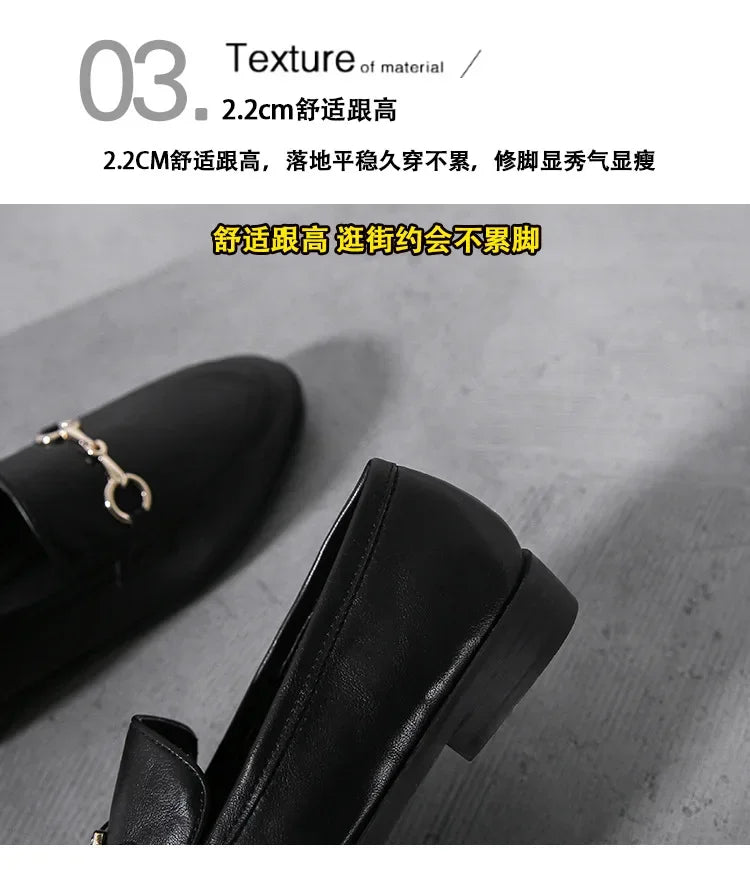 Womens Shoes Flats Loafers Ladies Fashion Leather Brand Sneakers Womens Designer Flat Ladies Shoes Woman Luxury Female Footwear