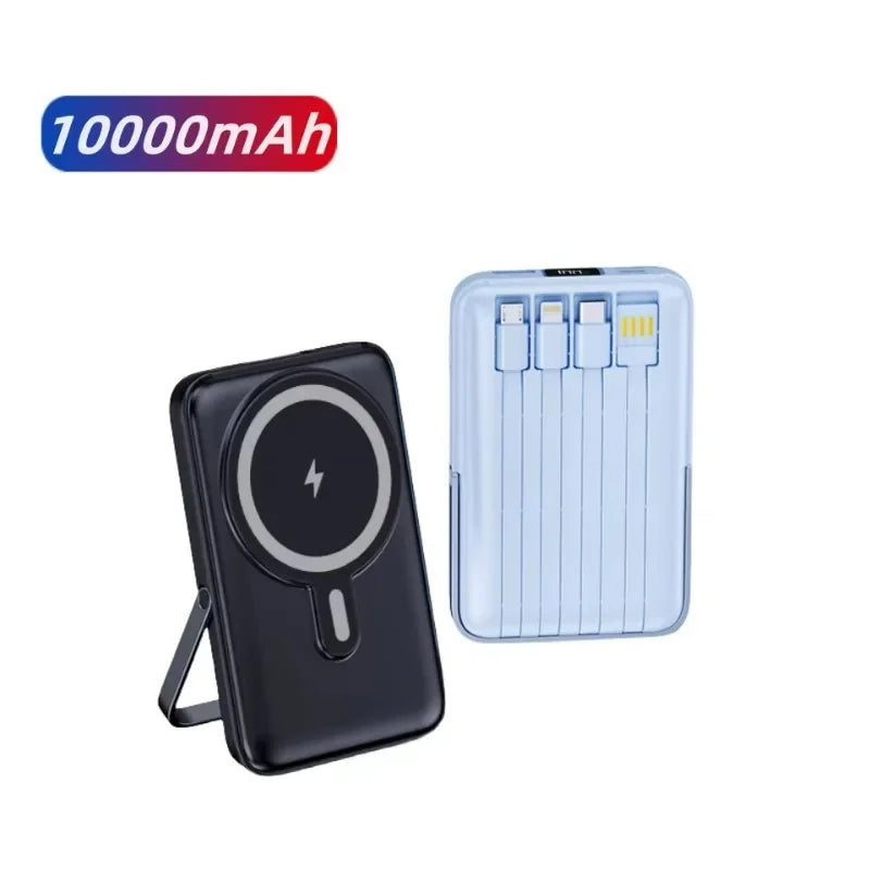 PD 20W Fast Charging 10000mAh Portable Phone Charger Power Station Power Bank Magnetic  Wireless Charger  Power bank
