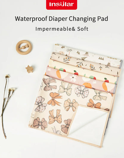 Diaper Changing Pad Changing Mat covers Washable Waterproof Nappy Newborn Reusable Infant cotton Urinal Mat Breathable Baby