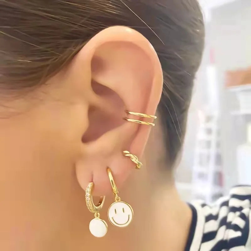 Enamel Earrings Colorful  Chili & Coin Pendant Drop Ear Ring Piercing Pendientes Punk Party Jewelry Modern Women's Earrings 2025