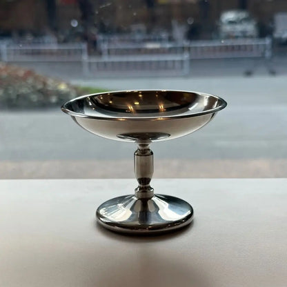 Containerss Stainless Steel Ice Cream Cup Multi-Function Silver Snacks Storage Cup Fashion Tall Fruit Bowl Party Bar