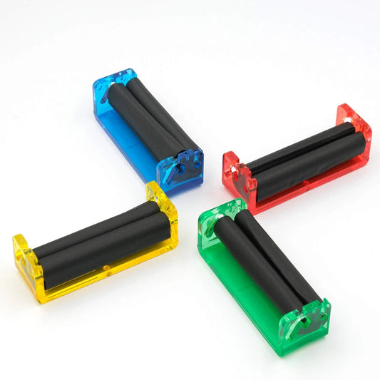 Cigarette roller for 2.8in 3.1 in 4.3in roll papers, handhold plastic rolling machine, rolling papers machine