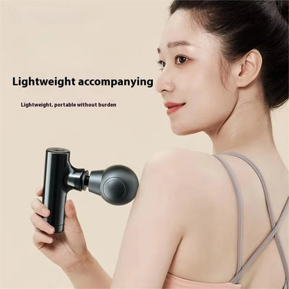 Portable Mini Massage Gun 3-Speed Deep Tissue for Shoulder Leg Foot Muscles Home Gym Use Mute Handheld Massager