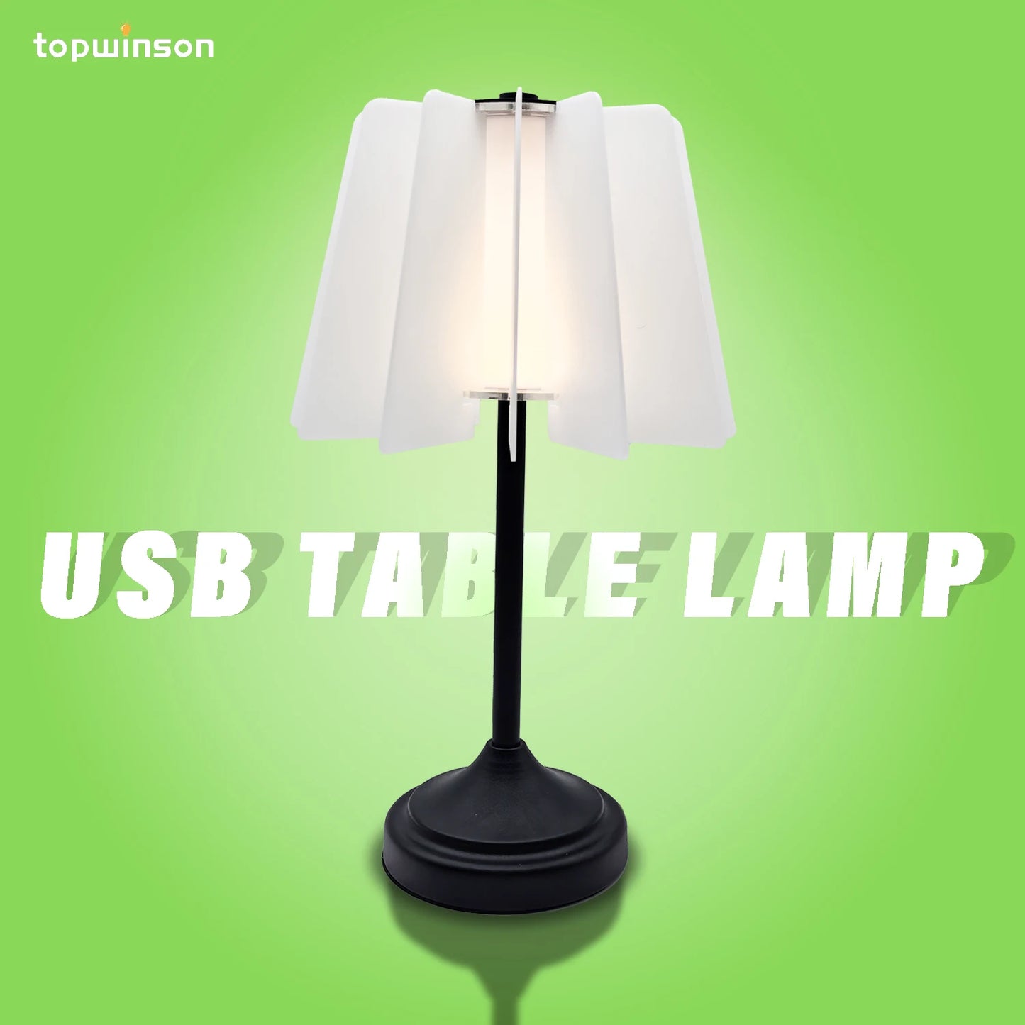 Bedroom bedside table lamp USB plug adjustable DIY acrylic design LED light 3 colors optional night light