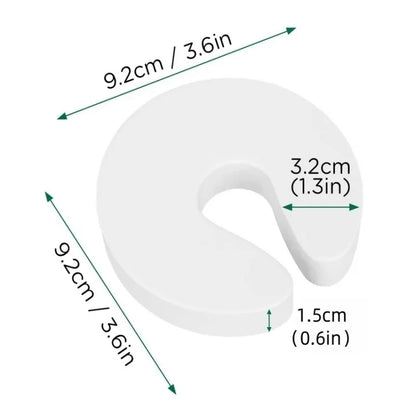 6pcs Baby Safety Door Stopper Newborn Furniture Protector Anti-pinch Hand Child Lock Finger Pinch Guard Proof Door Slam Stopper