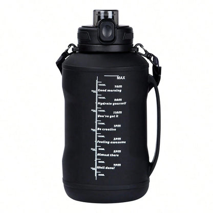 2L/64oz Silicone Water Bottles Collapsible Travel Water Bottle Roll Up Foldable Water Bottles With Straws Travel Camping Hiking