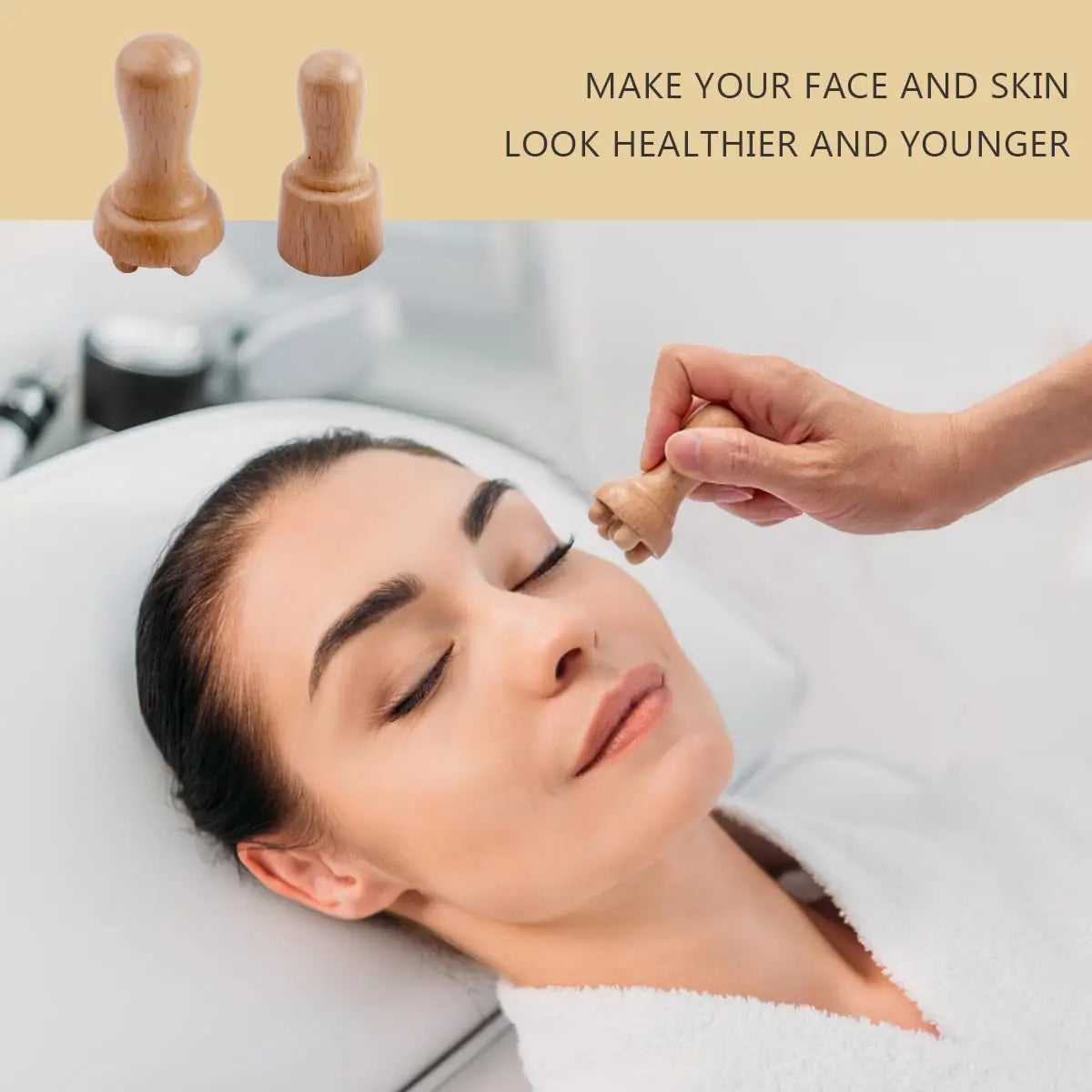 Wooden Face Massage Tools Set Maderoterapia Kit Face Sculpting Tool Skin Care Facial Massager Cupping Contouring Facial Roller
