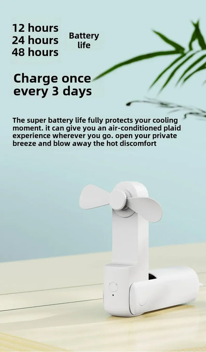 NEW Portable Handheld Fan Mini Handheld Fan with USB Rechargeable and Adjustable Speed Suitable for Indoor and Outdoor Use