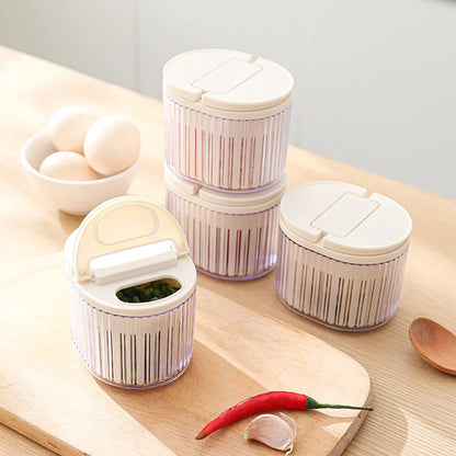 Refrigerator Storage Box Food Vegetable Fruit Storage Box Fridge Organizer Drain Basket Onion Ginger Clear With Lid Crisper