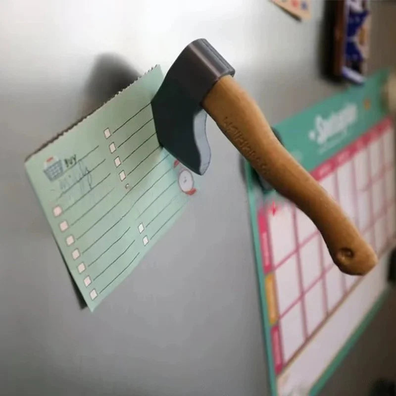 Funny Knife Magnetic Fridge Stickers, 3D Fun Axe Fridge Magnet, Novelty Home Decor Gifts, Eye-Catching Fridge For Iron Surface