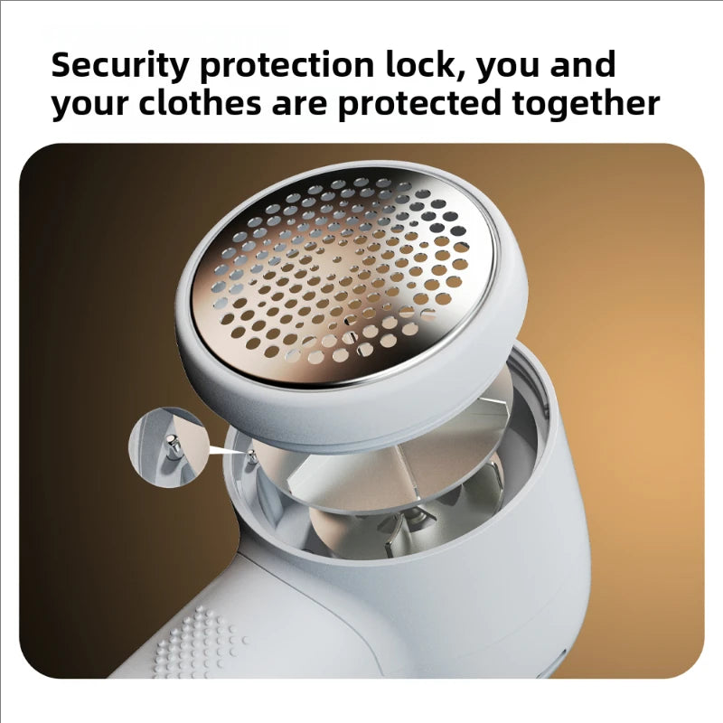 Electric Lint Remover USB Rechargable Cloth Fabric Shaver Fluff Pellet Remove Machine for Clothes Sweater Hairball Trimmer