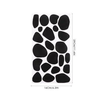 500 Pcs Felt Decorative Stickers Felt Circles Diy Supplies Elastic Bands Felt Gaskets Festival naments Craft Materials Sewing