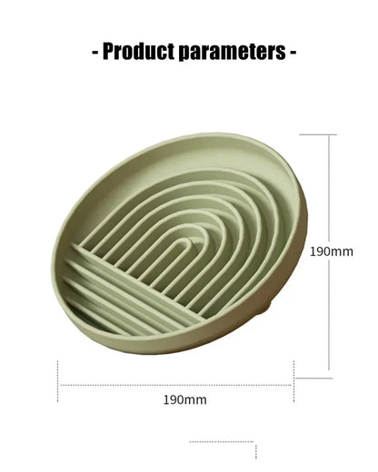 Slow Food Bowl Silicone Dog Lick Mat for Dogs Pet Slow Food Plate Non-sliping Pet Anti-choking Feeder Dog Food Bowl Pet Supplies